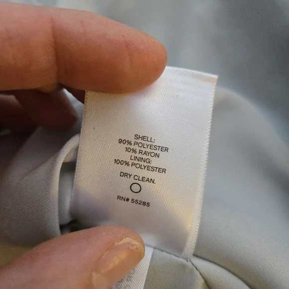 Express Belted Wrap Front Faux Wool Coat Light Gray HAL3 - Picture 7 of 16